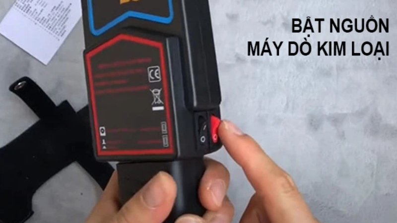 hướng dẫn sử dụng máy dò kim loại​