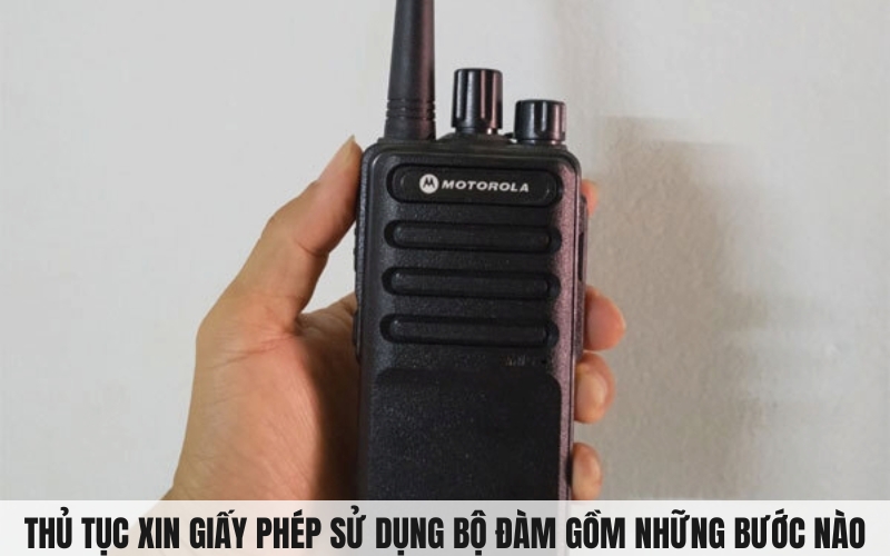 giấy phép sử dụng bộ đàm