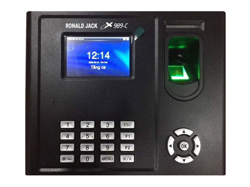 máy chấm công khuôn mặt và vân tay